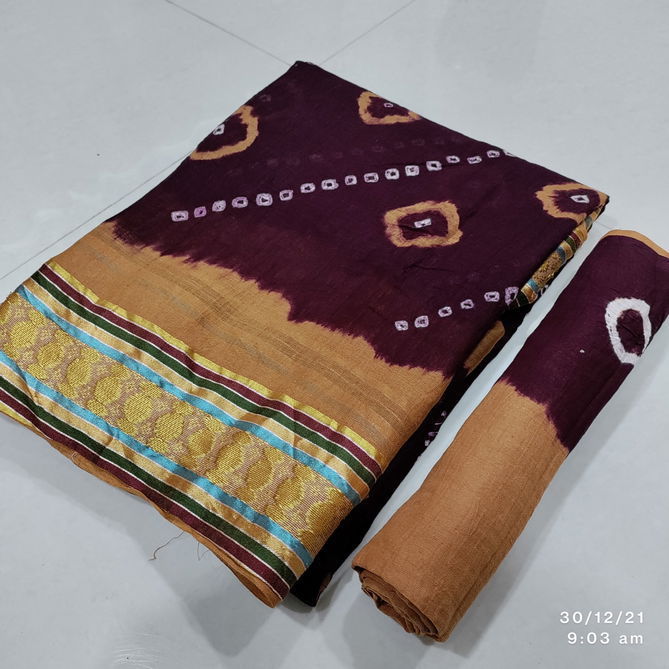 KGM Bandhani Printed Designer Non Catalog Sarees